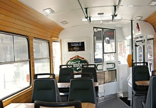 Pic. no.3: The interior of the beer tram (taken from Busportál.cz ©Jan Havíř)