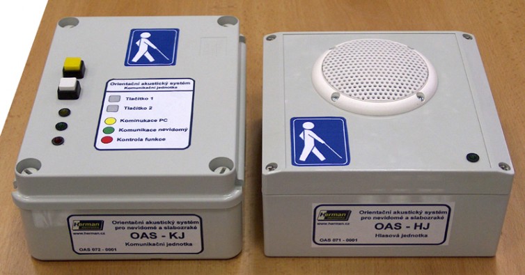 Hlasová a komunikační jednotka systému OAS.