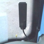 Umístění antény AN2N za čelní sklo autobusu